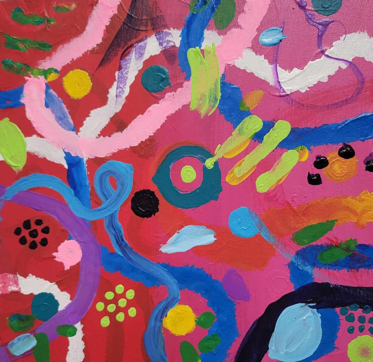"minor feelings" (2023), sound & color study inspired by Hold The Girl by Rina Sawayama (2022)