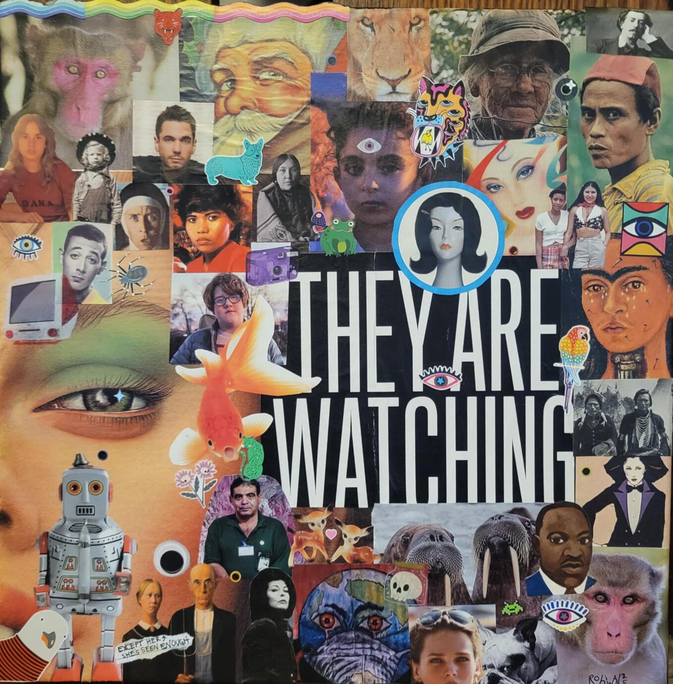"Witnesses" (2025). Featured at the June 2025 Rochester Artist Collaborative gallery at The Yards.
