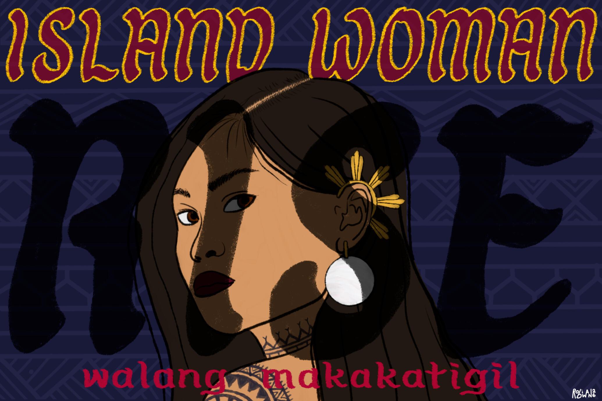 "island woman rise" (ruby ibarra fanart; 2026)